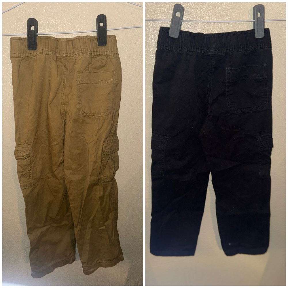 Place Kids Cargo Pants Set - Black and Tan